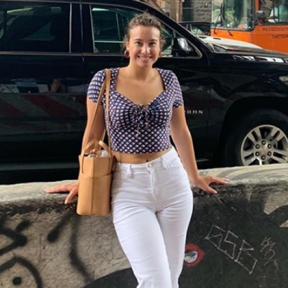 Patterned Crop Top - Picture 1 of 4